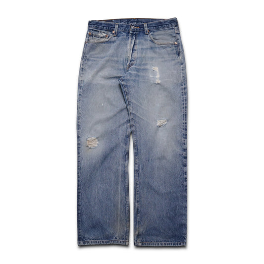 2000s Levi 501 “Distressed” Size: 33W/31L