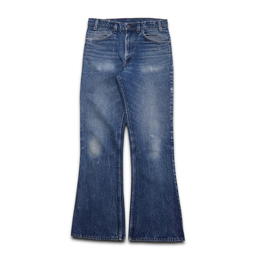 1970s Levi 646 Flares "Indigo" Size: 32W/31L
