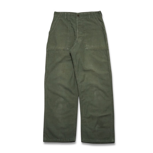 1960s Military OG-107 Fatigue Pant Size: 31W/31L