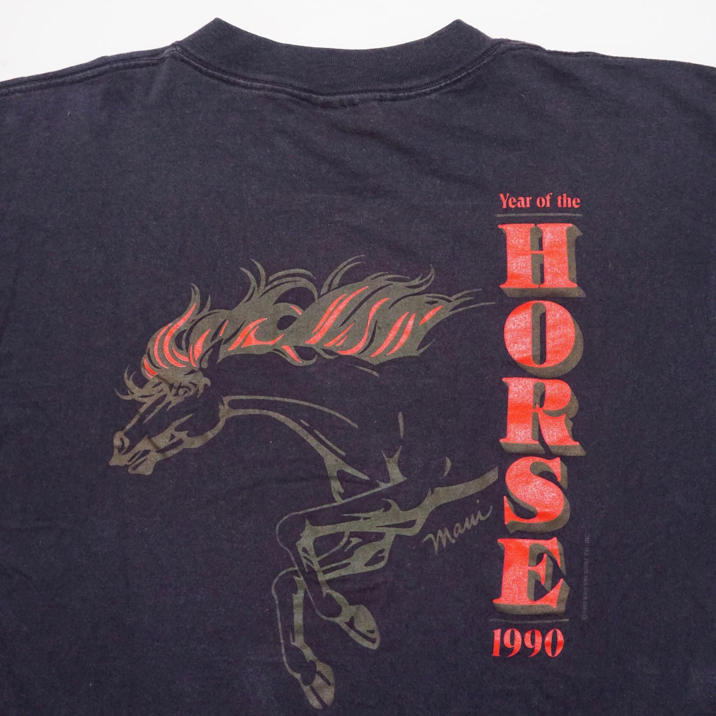 1990s Year Of The Horse "Faded" Size: L/XL