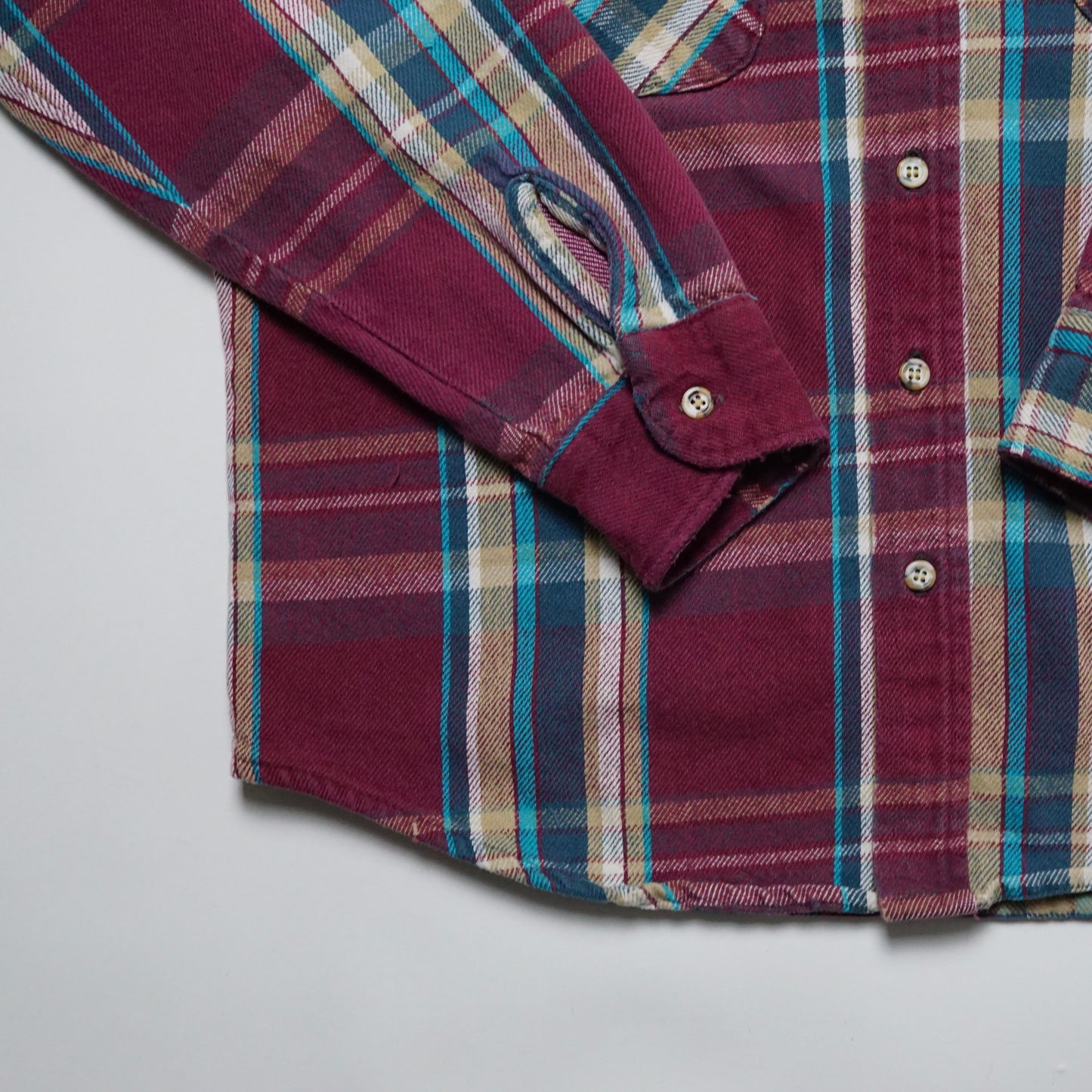 1990s Five Brothers Cotton Flannel Size: M