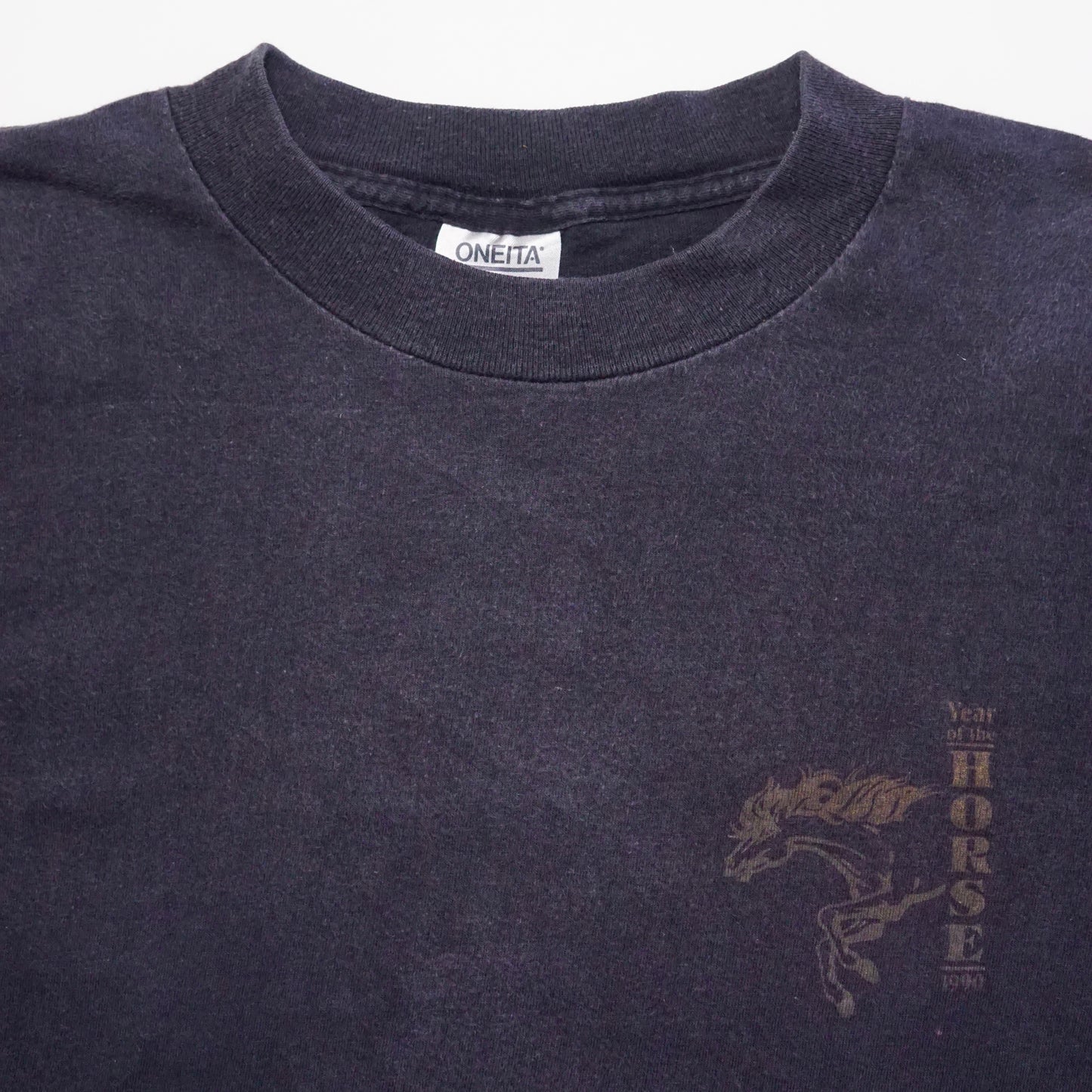 1990s Year Of The Horse "Faded" Size: L/XL