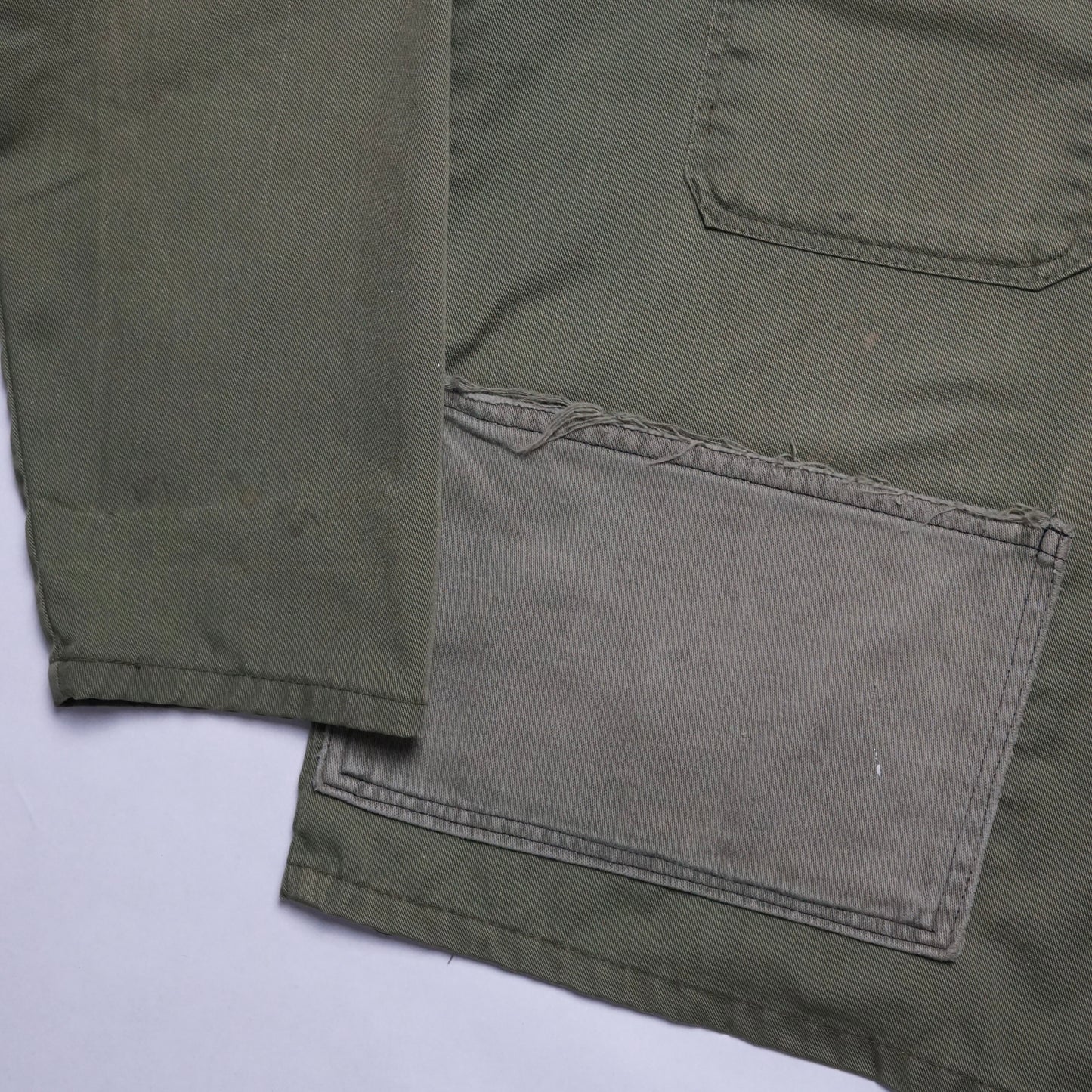 1970s Military OG-507 Fatigue Over Shirt Size: L