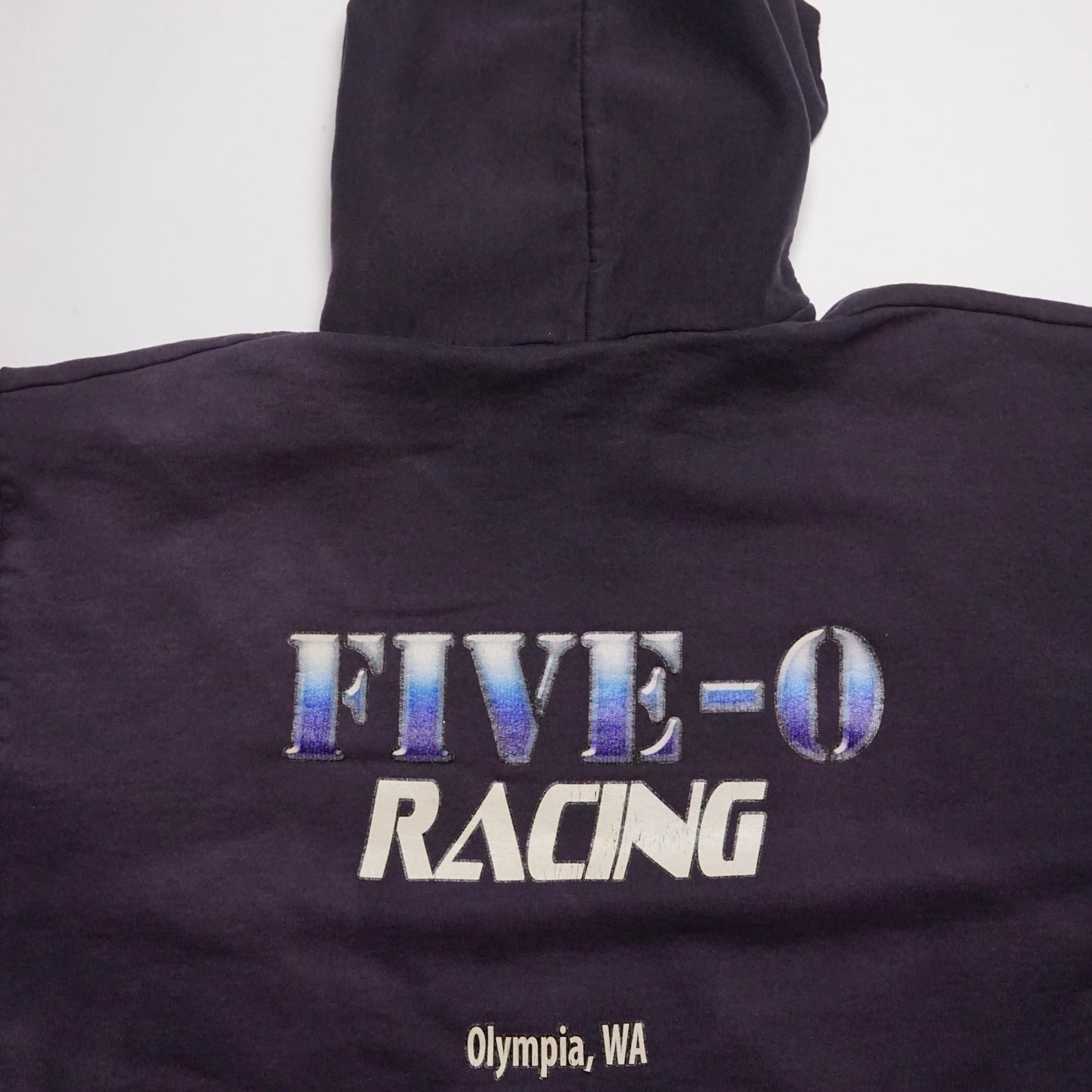 2000s Five O Racing Hoodie "Grey" Size: XL