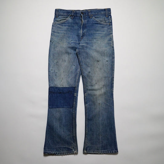 1970s Levi 646 Orange Tab Flares "Stone" Size: 32W/30L