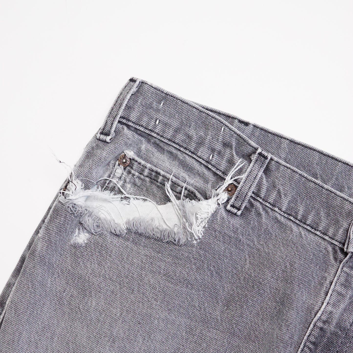 1980s Levi Denim "Grey" Size: 37W/31L