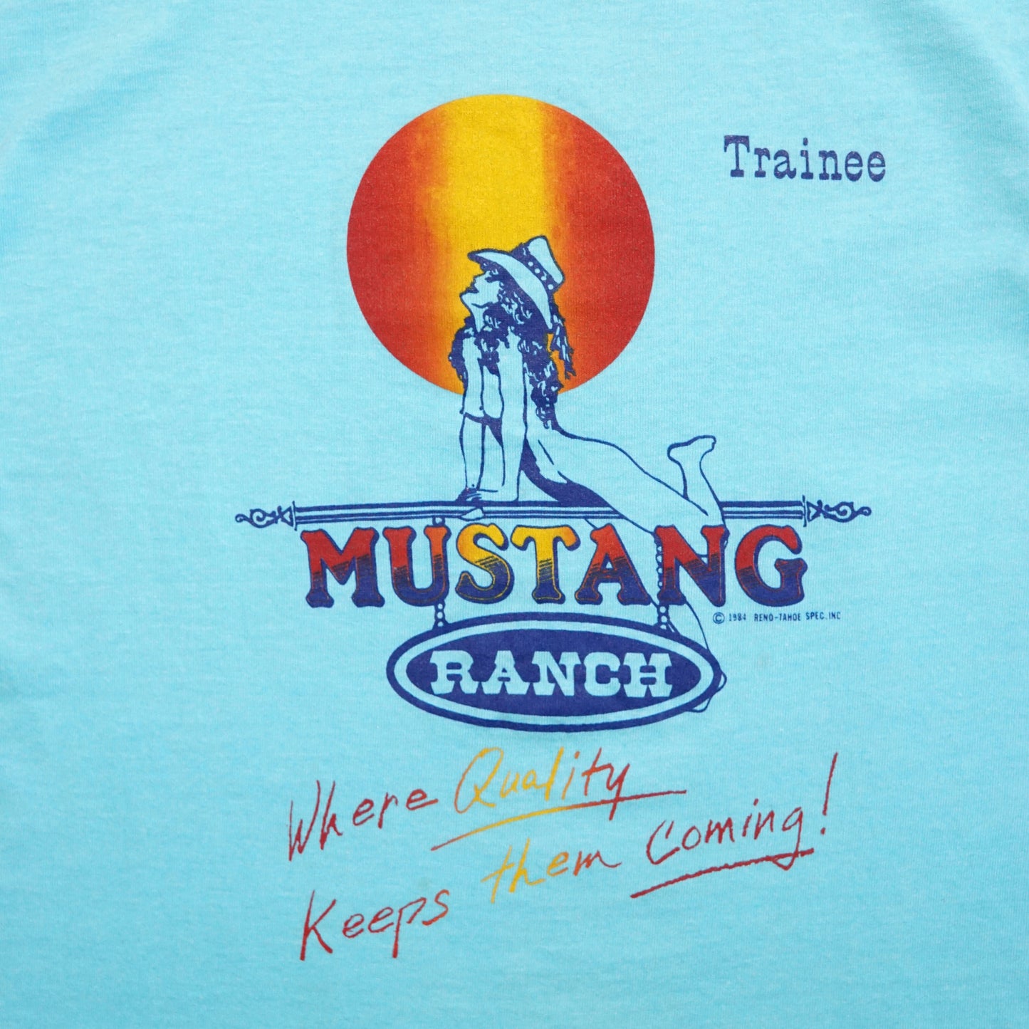 1980s Mustang Ranch "Blue" Size: S