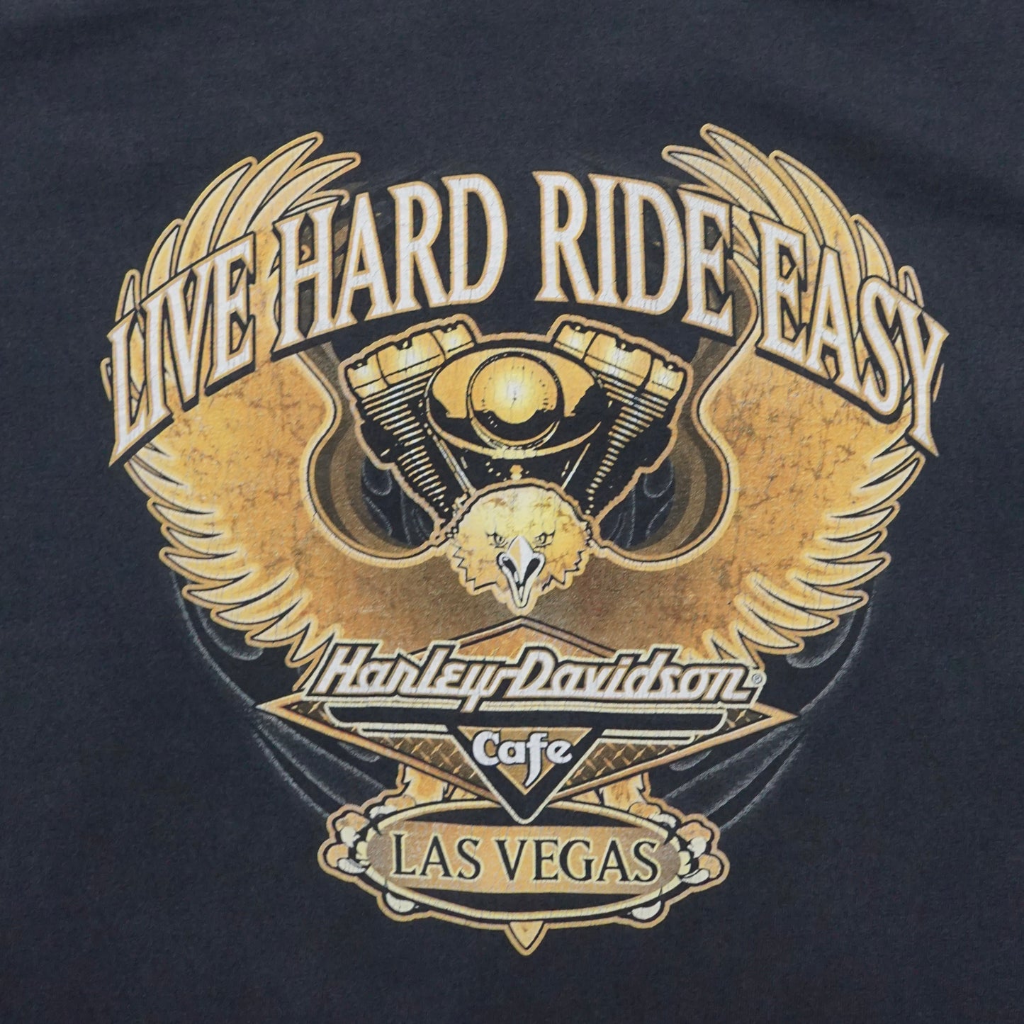 2000s Harley Davidson "Live Hard" Size: L/XL